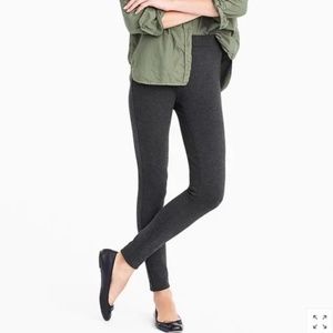 J.Crew Pixie Pant Heather Charcoal in Stretch Ponte SZ Medium